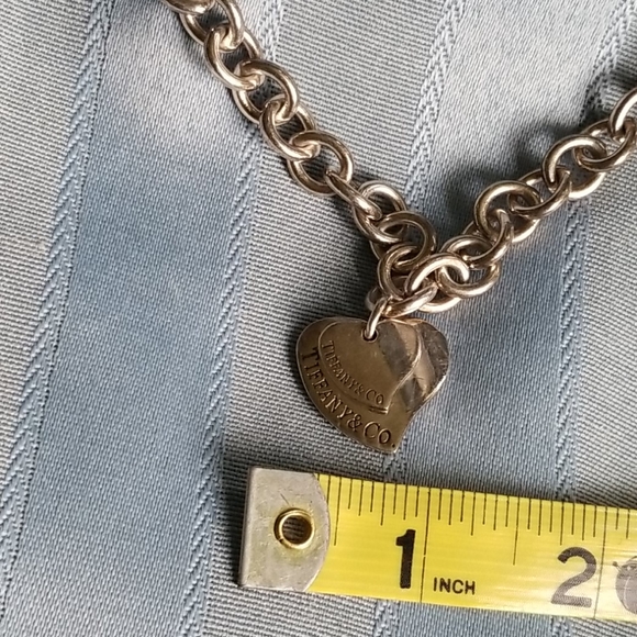 ❤️Tiffany & Co. Double Heart Choker/Necklace - Picture 7 of 12